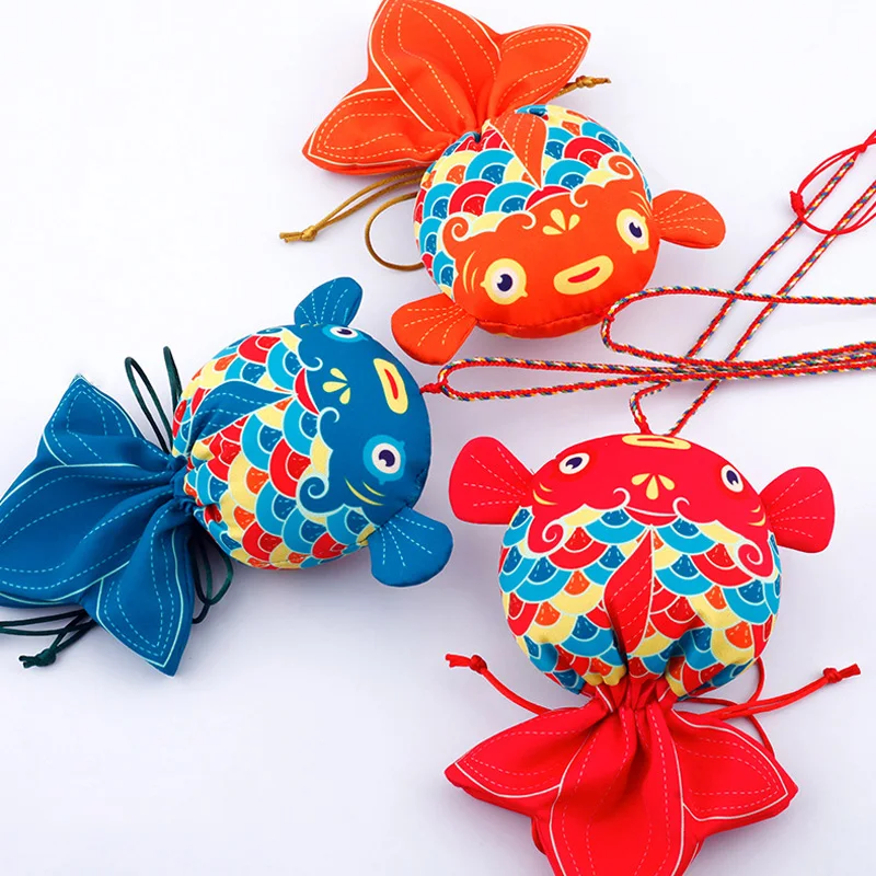 Auspicious Koi Sachet Sachet Empty Bag Gift Bag Jewelry Storage Bag Bedroom Aromatherapy Car Pendant Bag Pendant