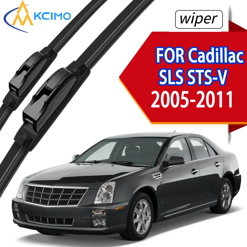 

2Pcs Premium Hydrophobic Wiper Blades for Cadillac SLS STS-V 2005-2011, High-Density Rubber Wipers