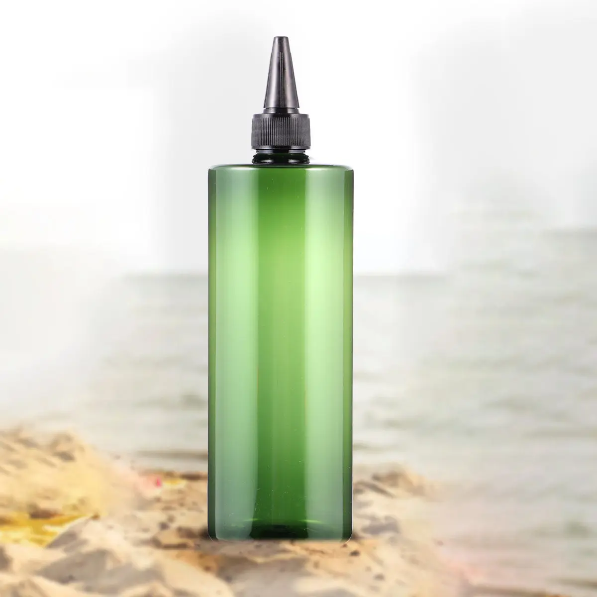 4Pcs Hair Dye Bottle Pointed Mouth Refillable Container 500Ml Hair Color Applicator Salon Household Pet Use Pointed Mouth Bottle