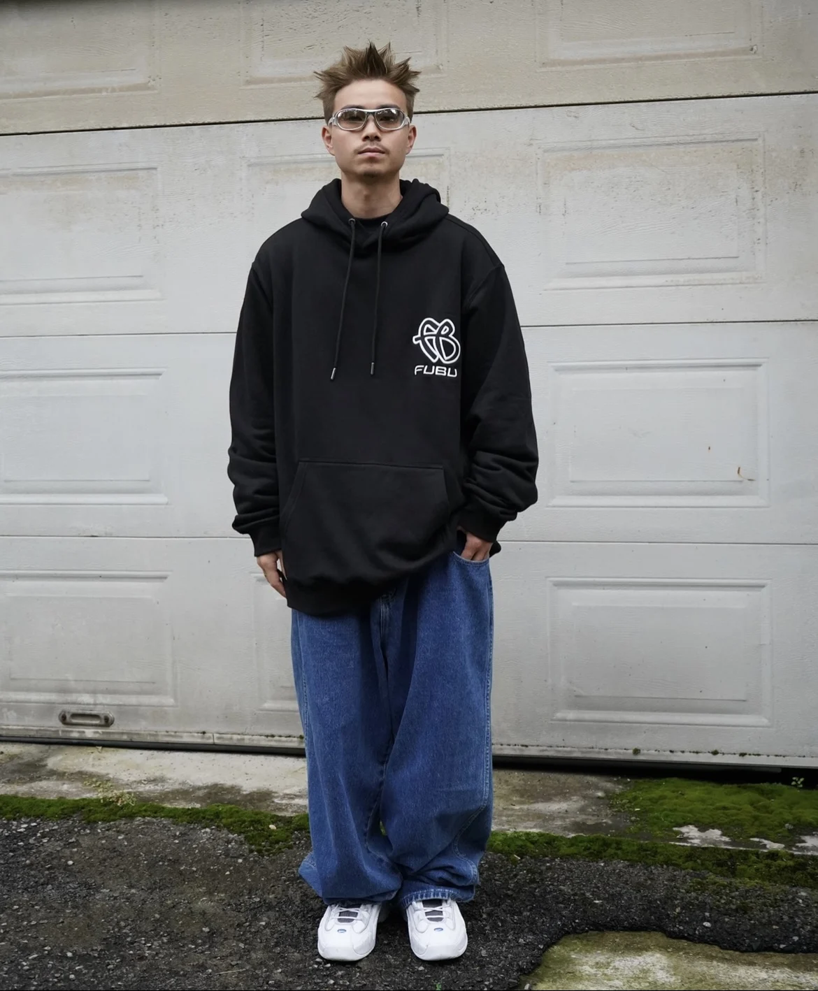 

Толстовка FUBU из плотного американского хлопка с вышивкой в стиле ретро, хип-хоп, уличный стиль, эластичная, не деформируется, теплая, с капюшоном