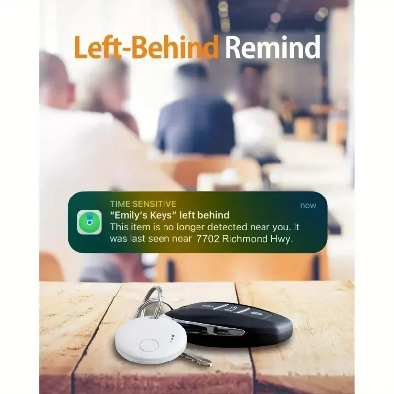 Smart Item Tracker for Pets, Localizador GPS para Apple Find My, Somente iOS, para Rastrear Animais de Estimação, Bateria de Célula Não Recarregável, Pacote 2