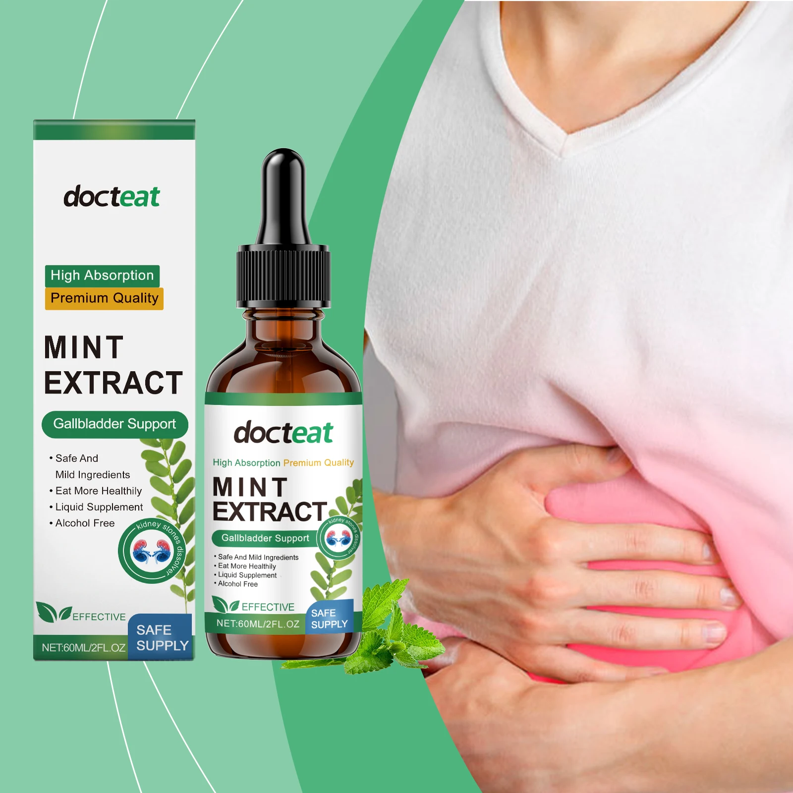 قطرات زيت عطبة الليمون لراحة الجسم اليومية ودعم العافية، مكمل عشبي لطيف، 30 مل