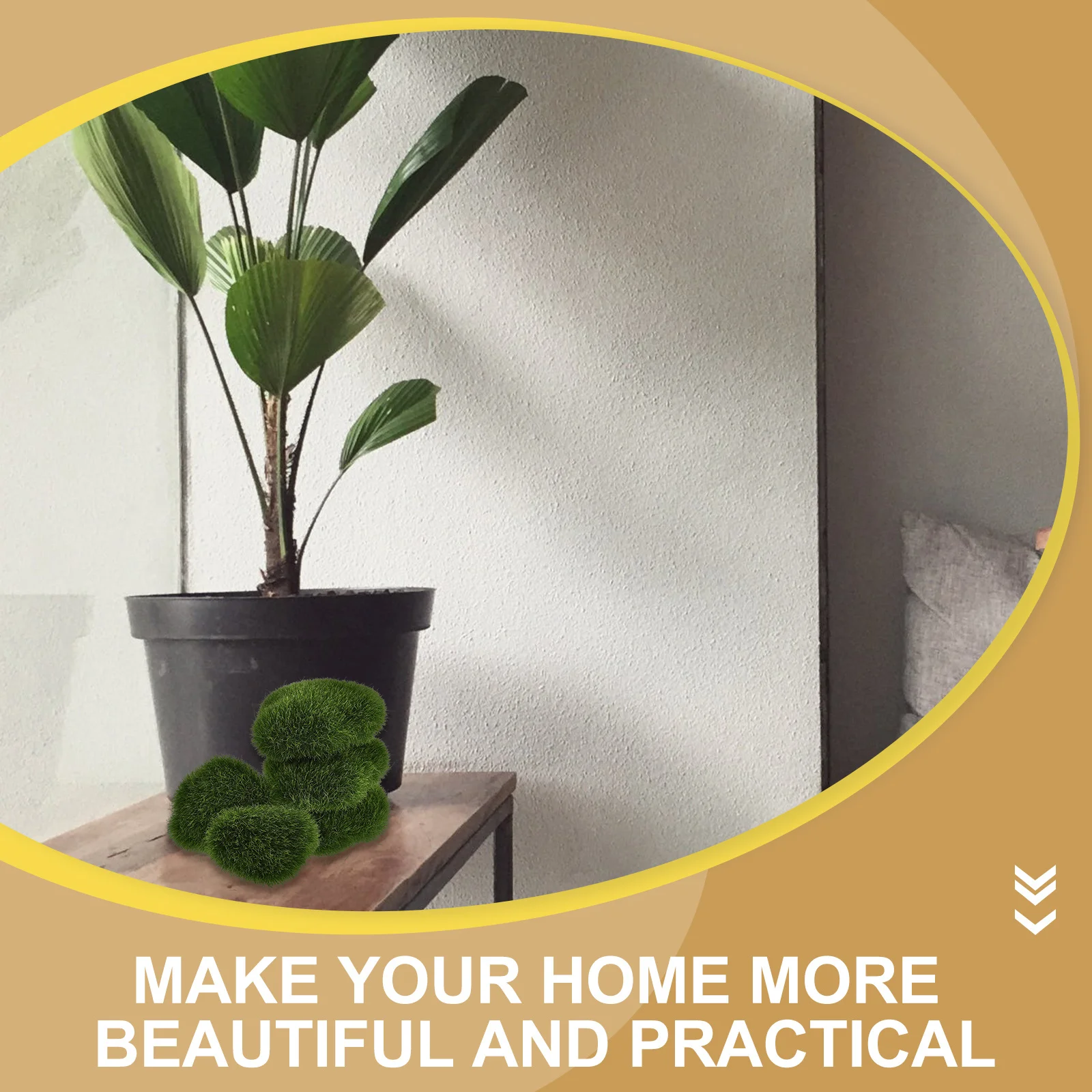 

5pcs Artificial Moss Stone Realistic Simulation Stones For Garden Bonsai Plant Micro Landscape Diy Decorative Rocks