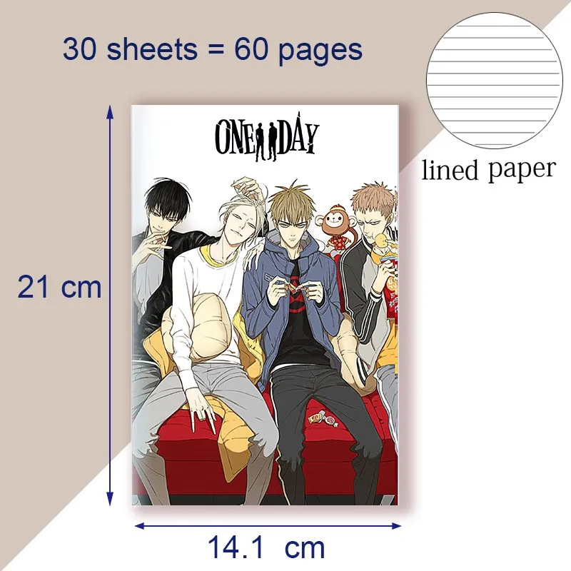 A5 Notebook Note Book Manga 19 Days manhwa Old Xian Anime 19 дней однажды манга Comic Jian Yi Zhan Zheng Xi He Tian Mo Guan Shan