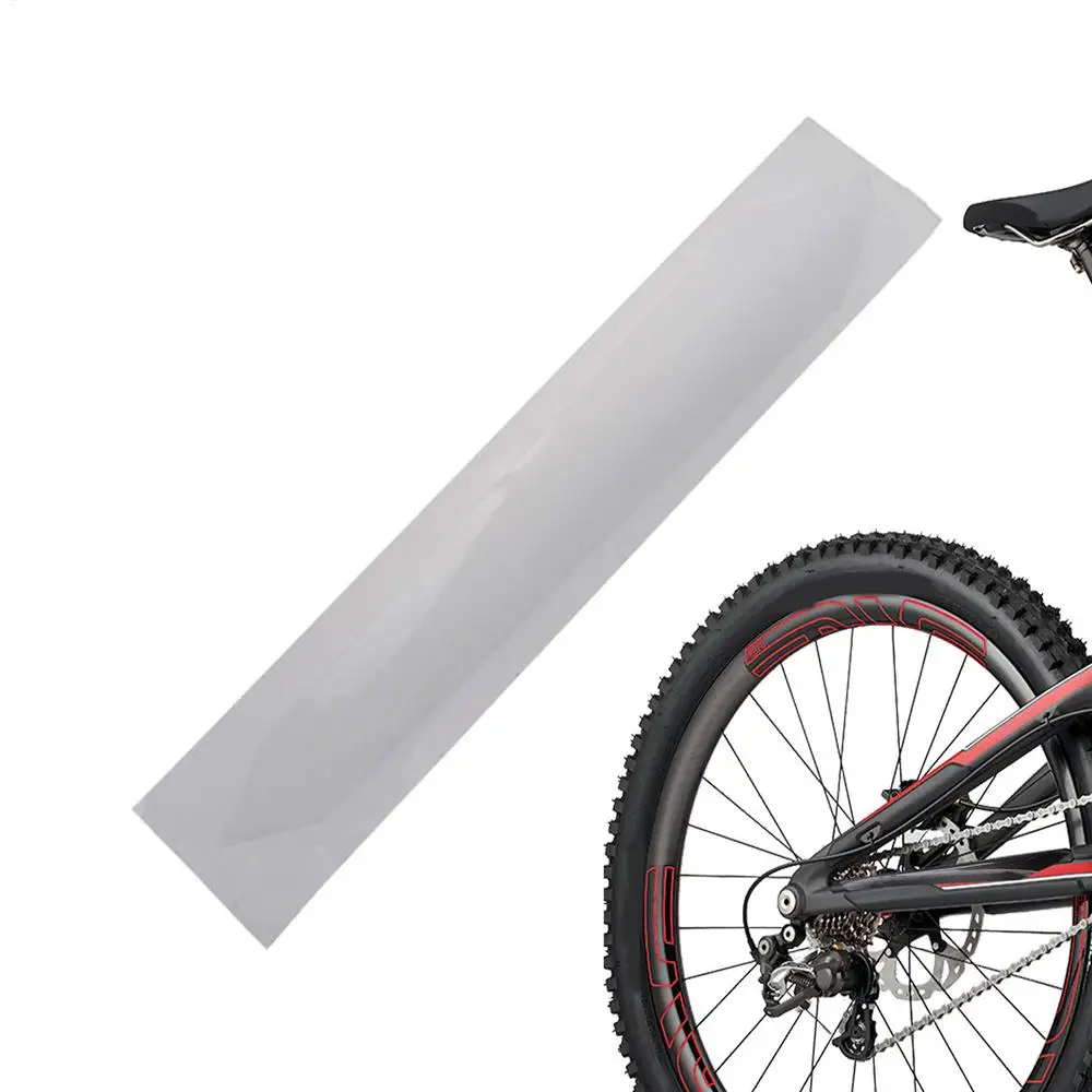AliExpress Bicycle rear lower fork protective sticker Chainstay Protector Clear Adhesive Chainstay Frame Guard Film Cover Bike Accessories