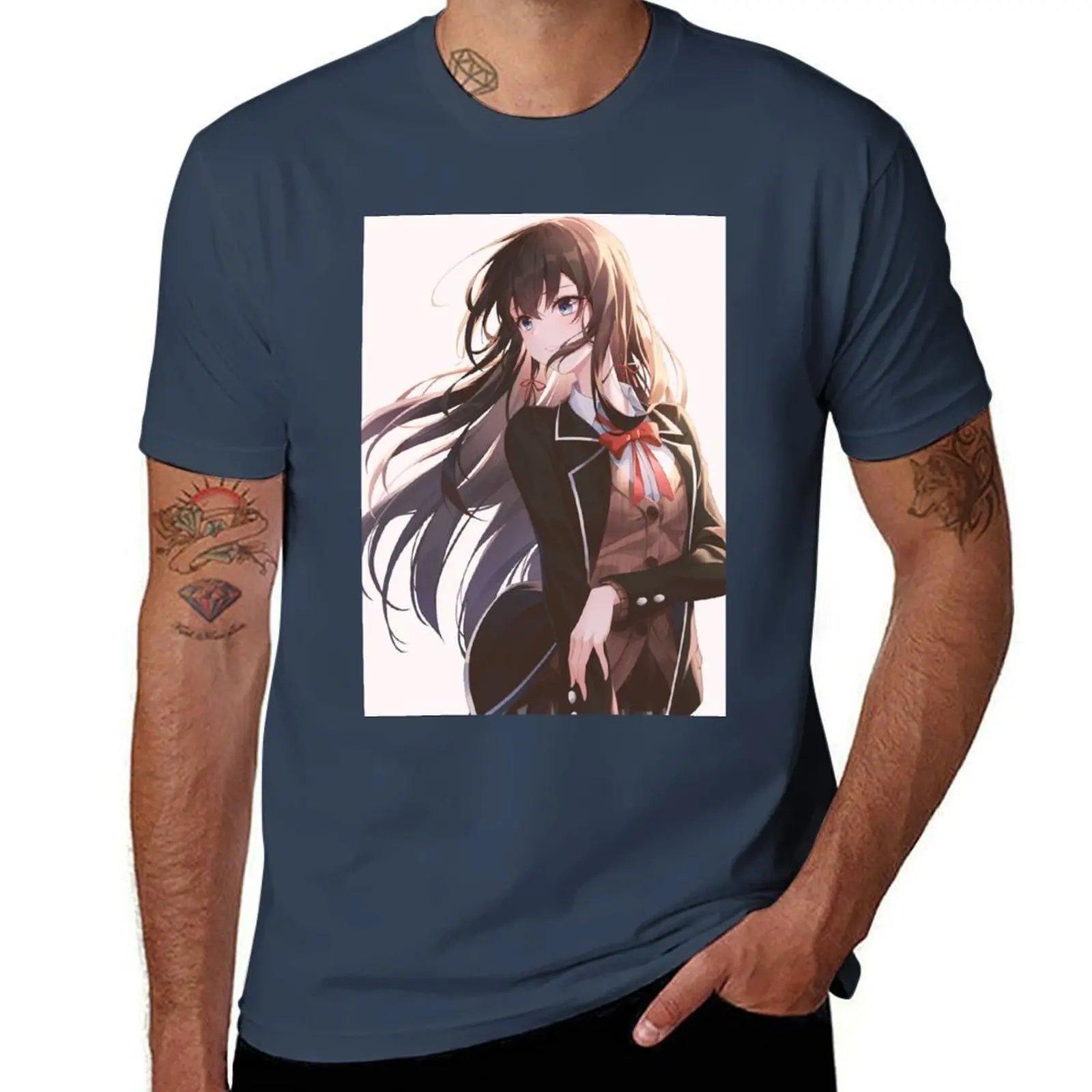 Yahari Ore no Seishun Love Comedy wa Machigatteiru футболка мужские футболки для мужчин мужские футболки хлопковая футболка 100% футболка