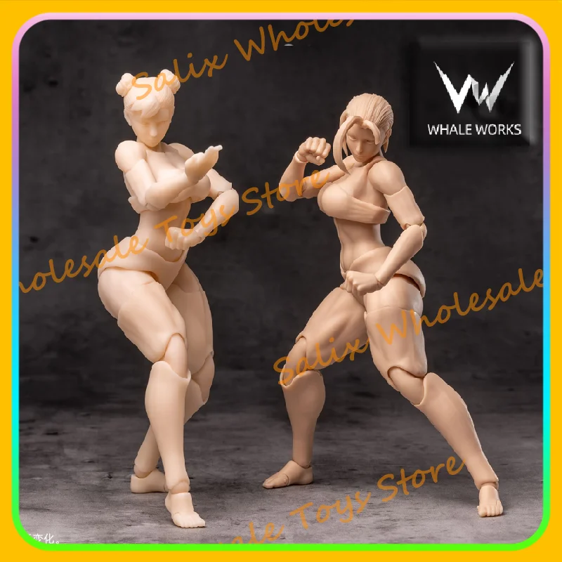 WHALE WORKS 1/12 スケール超可動女性ボディ人形可動目付き