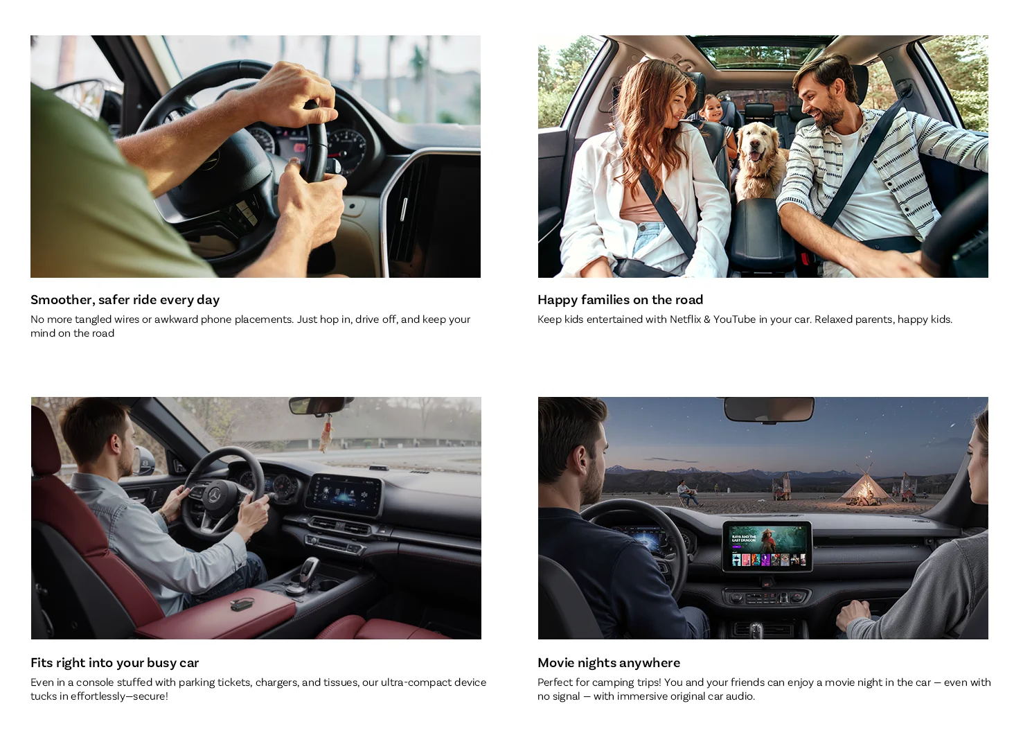 Ottocast Play2Video Ultra Mini Dot WiFi6 AI Box Carplay Adapter Android Auto Media Player YouTube Netflix App-Installation für Audi – Detail 16
