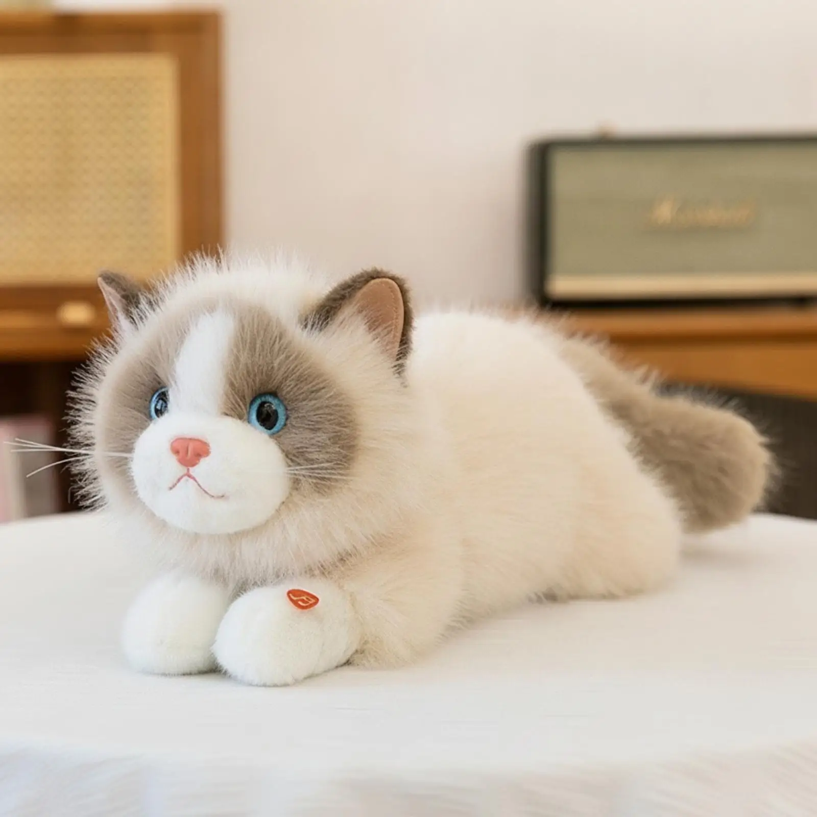 Stuffed Cat Soft Stuffed Cat Adorable for Bedtime, Nursery, Kids