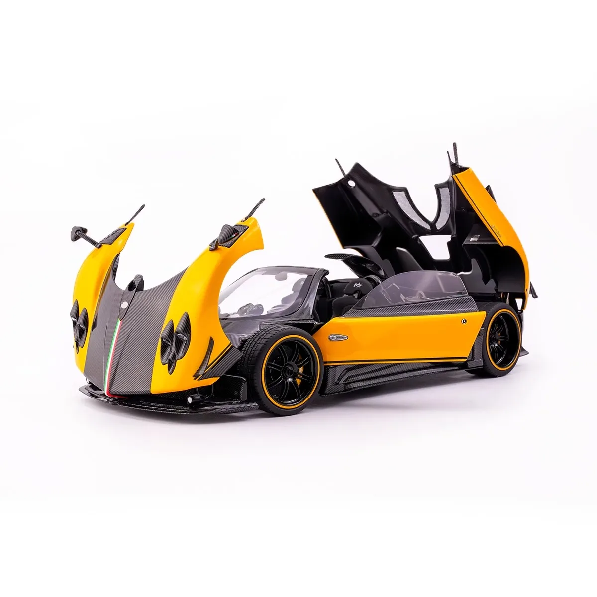 Almost Real Car Model Pagani Zonda Cinque 2009 Edition Convertible Simulation Alloy Car Model Boy Collection Birthday Gift