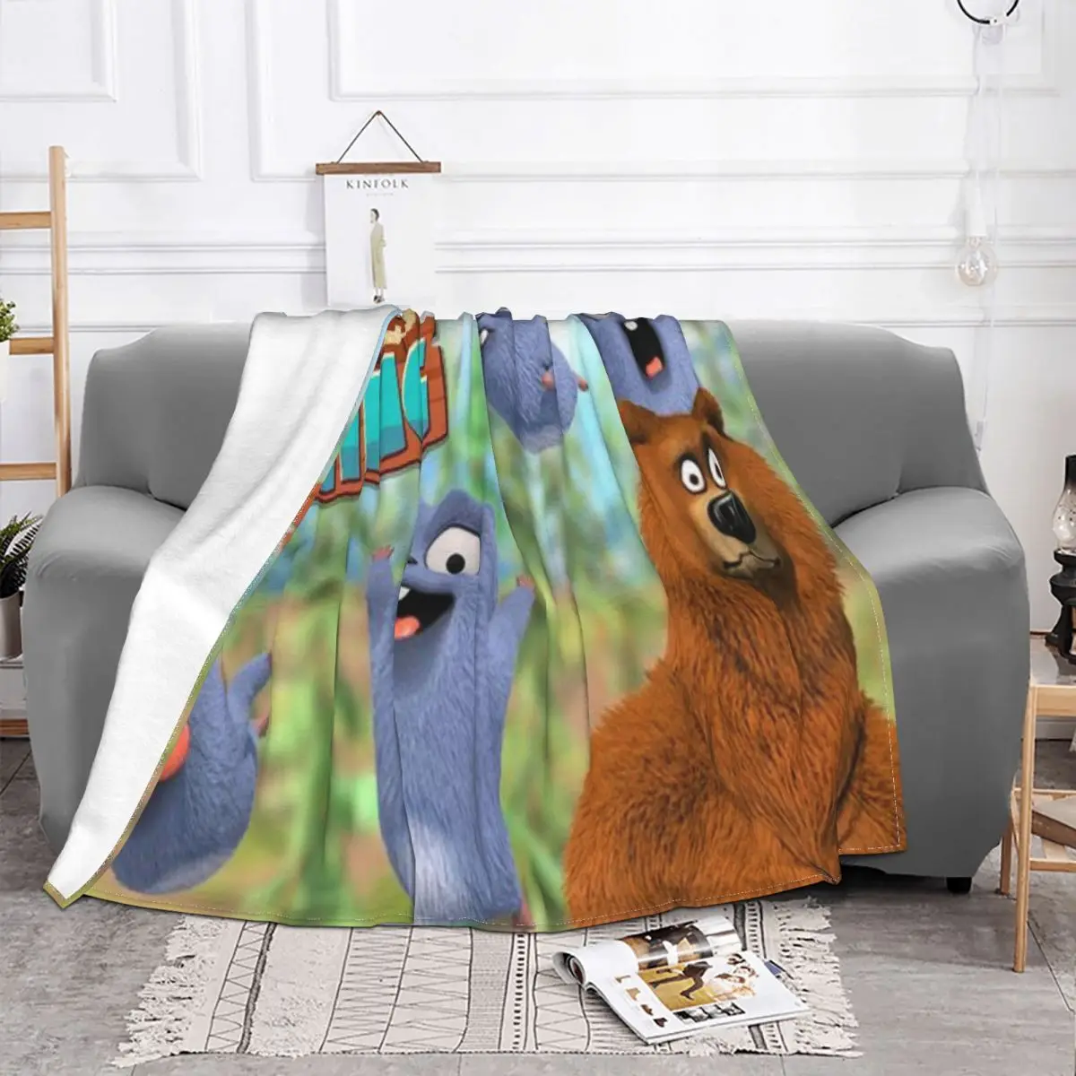 Lemmings Tabodi And Grizzy 579 Anime Bed Blankets Custom Blanket Personalized Throw Blanket