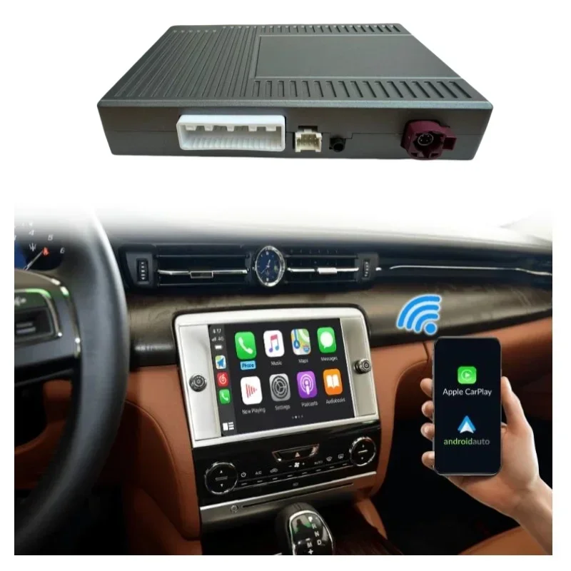 WiFi Wireless CarPlay Solution AirPlay Android Auto for Maserati Quattroporte Ghibli