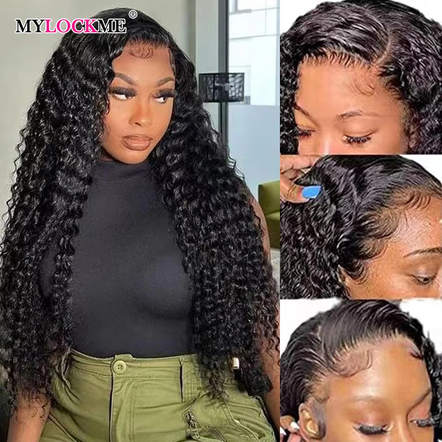 

Wigs Human Hair Cheap 12a Grade Mylockme Brazilian Human Hair Lace Frontal Wig Clearance Sale Original Natural Human Wig