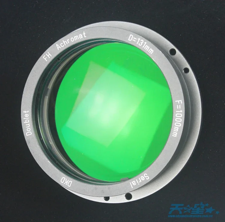 Diameter 131mm Focal Length 700 1000mm Astronomical Telescope Object Lens Set Metal Holder Multi-layer Green Film Finder Lenses