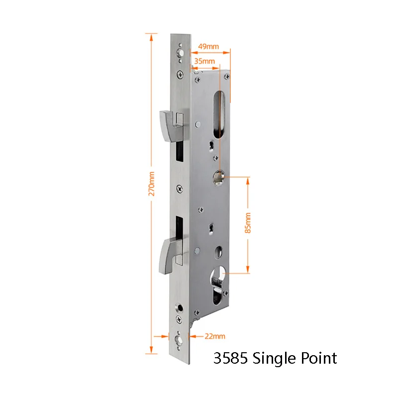 2085 2885 3585 4585 قفل الجسم قفل ذكي نقر مع هوك للأبواب المنزلقة الألومنيوم #5