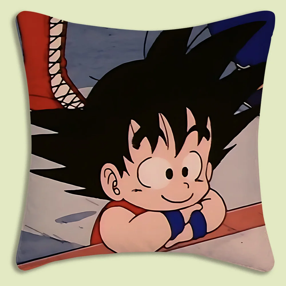 Anime Son Goku D-Dragon BallS Body Pillow Covers Cartoon Sofa Decorative Home Double-sided Printing Short Plush Cute Cushion