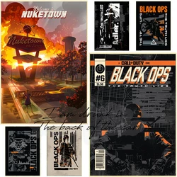 Black Ops 6 Call of Duty Poster Video Game Call of Duty Series New Poster Internet Bar Gaming Room Aesthetic Wall Decor Boy Gift