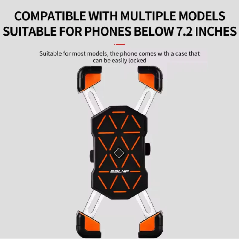 حامل هاتف آمن مقاوم للصدمات للدراجات النارية، حامل مقود عالمي للملاحة GPS على سكوتر الدراجة الإلكترونية على الطريق الجبلية #6