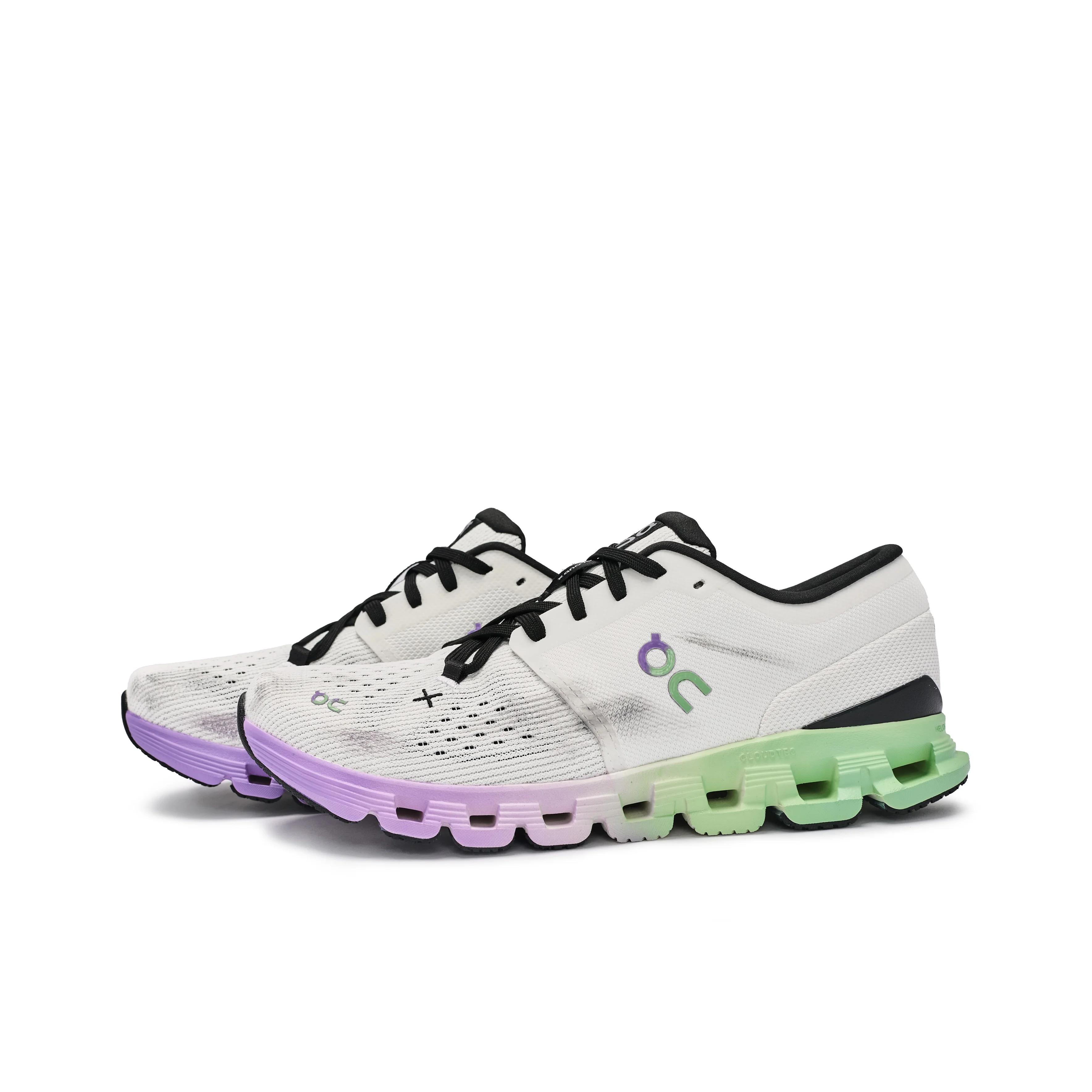 On Cloud X4 Running Shoes Wome - Men'S Shoes Green And White 评论和价格