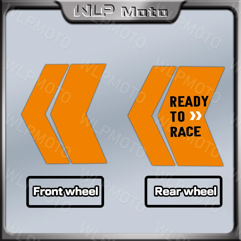 Adesivo de roda impermeável Dentro do Hub, Decalques Rim, Arrows Tape, Motocicleta Modificação Acessórios, KTM790, KTM890, Super Duke