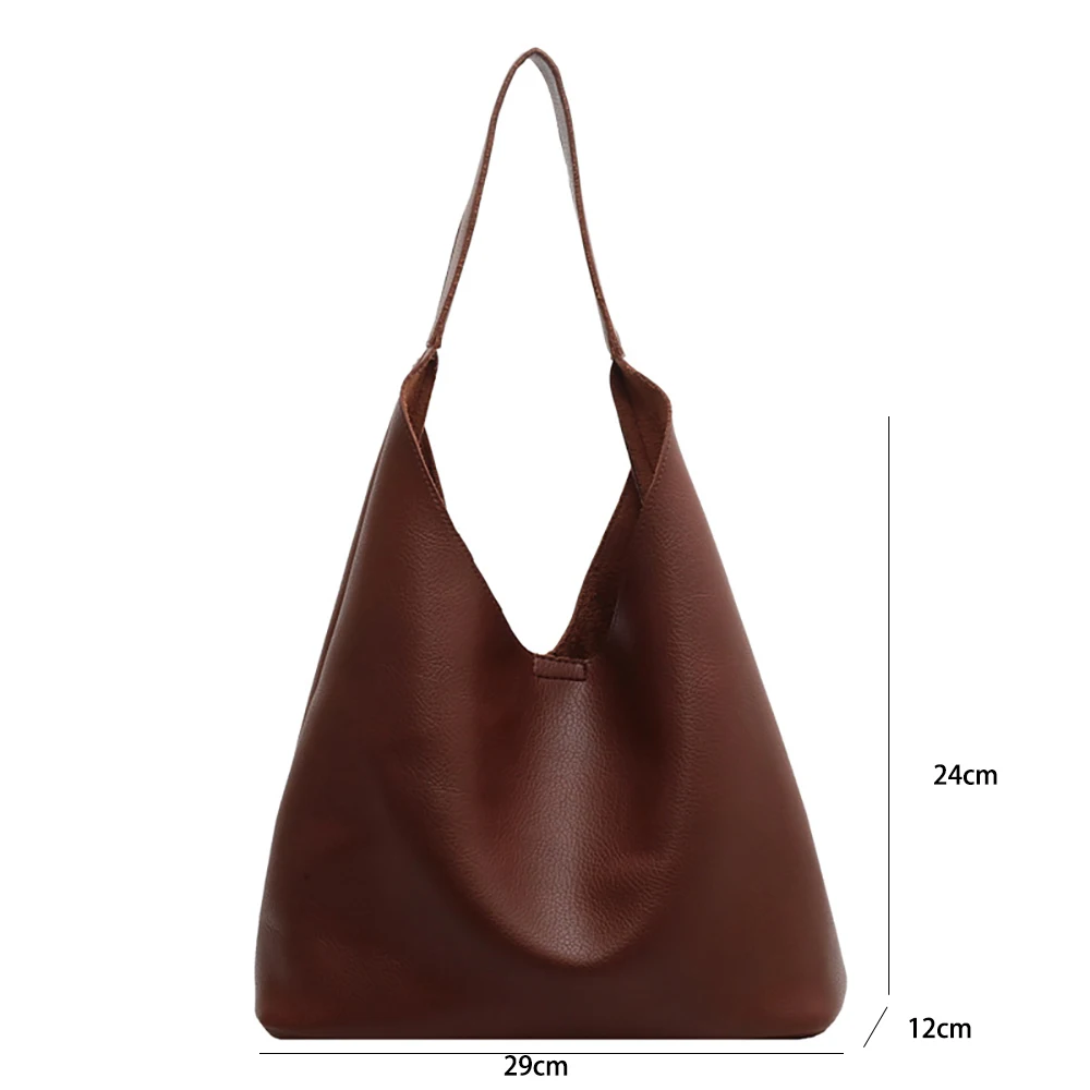 Summer Fashion Designer Pu Leather Women\'s Handbags Casual Ladies Tote Large Capacity Female Bucket Shoulder Crossbody Bag