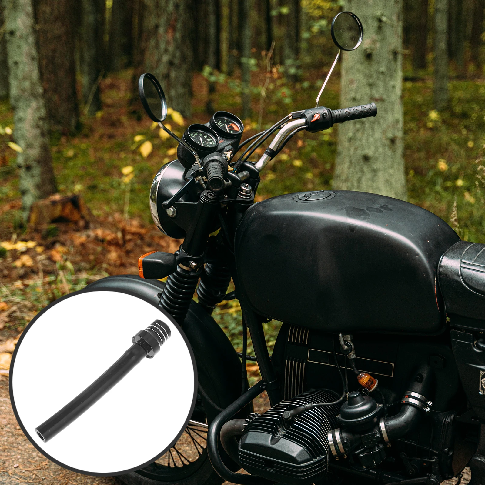 

With Valve Vent Hose Tank Atv Metal Leak-Proof Fuel Accessories Parts Gas For Motorcycle Tank Vent Hose Atv Accessories