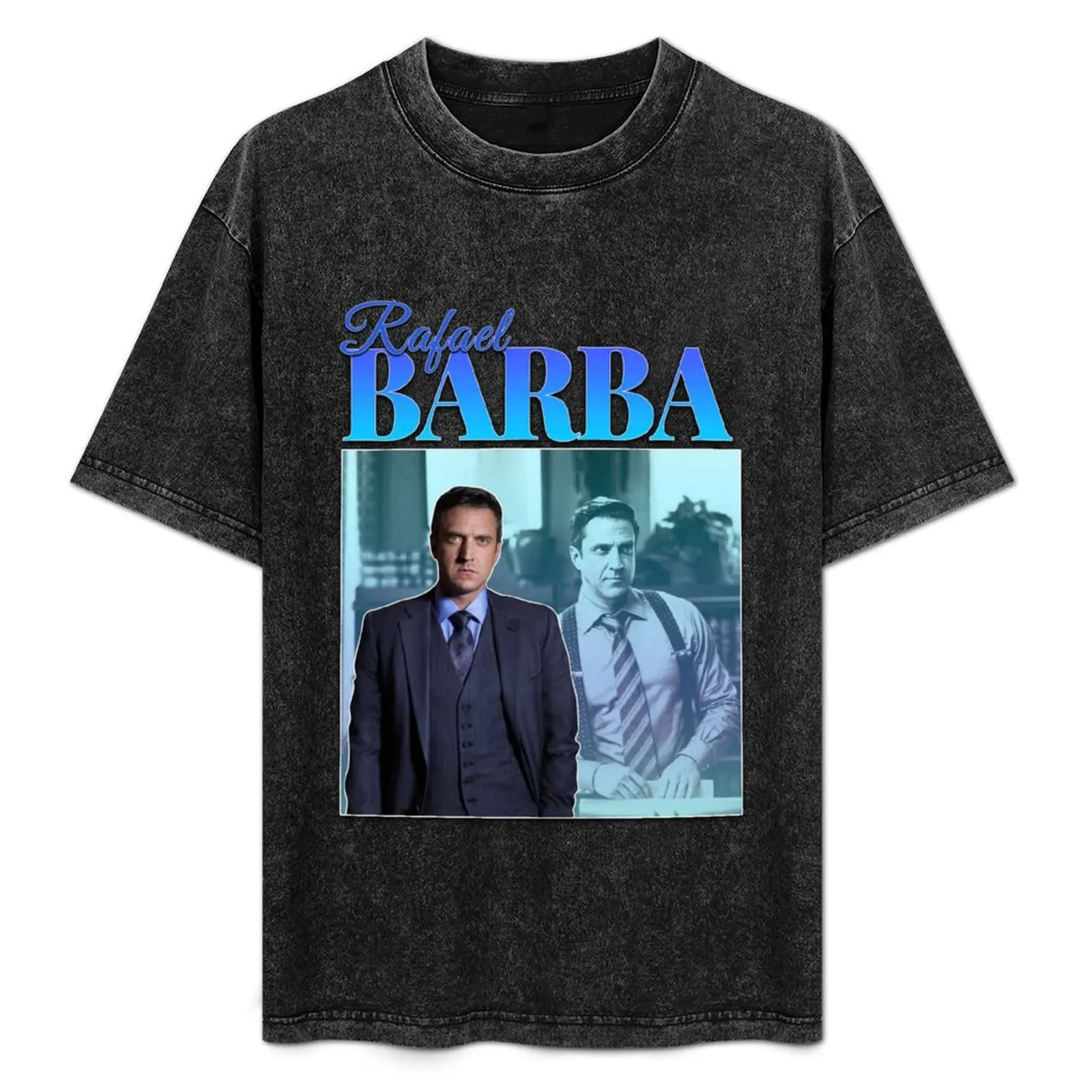 

Rafael Barba 90s Inspired Vintage Homage T-Shirt Casual Fashion Print Tee Top