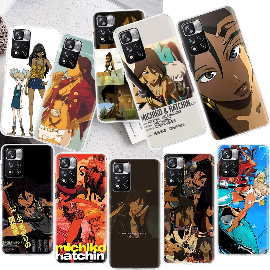 Michiko To Hatchin Michiko Malandro Phone Case For Xiaomi Redmi Note 13 Pro Plus 5G 12 12C 9 9T 9C 9A 10C 10A 10 K60 K70 Pro 8A