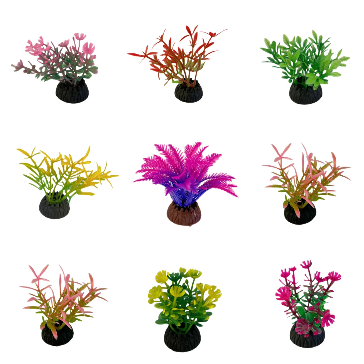 

Mini Sunflower Aquarium Fish Tank Decoration, Ecology, Fake Flower Plant Landscaping, Simulated Flower Water Plant