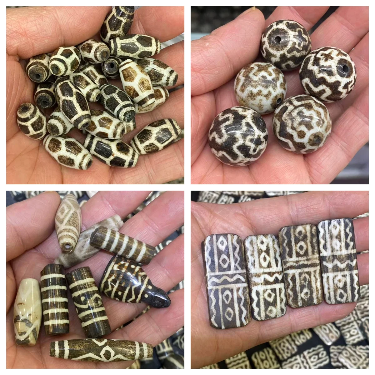 

Бусины Дзи в винтажном стиле под дерево, 20-50 мм, в стиле прямой трансляции, с эффектом древней цивилизации, украшения из бусин, вдохновленные древней цивилизацией, возрастом три тысячи лет.