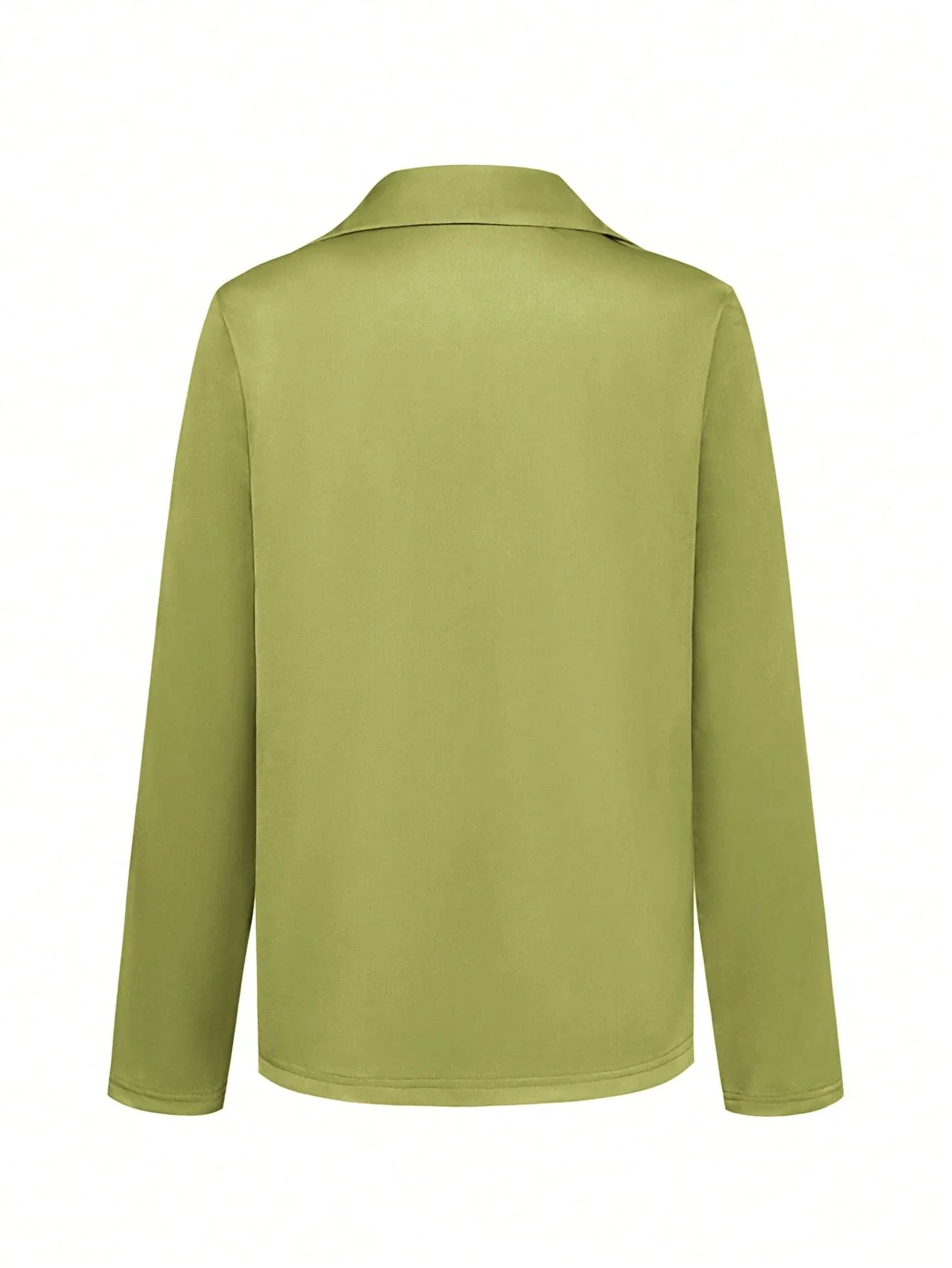 

Элегантная блузка из сатина с цветочным принтом, длинный рукав, женская рубашка для офиса и повседневной носки