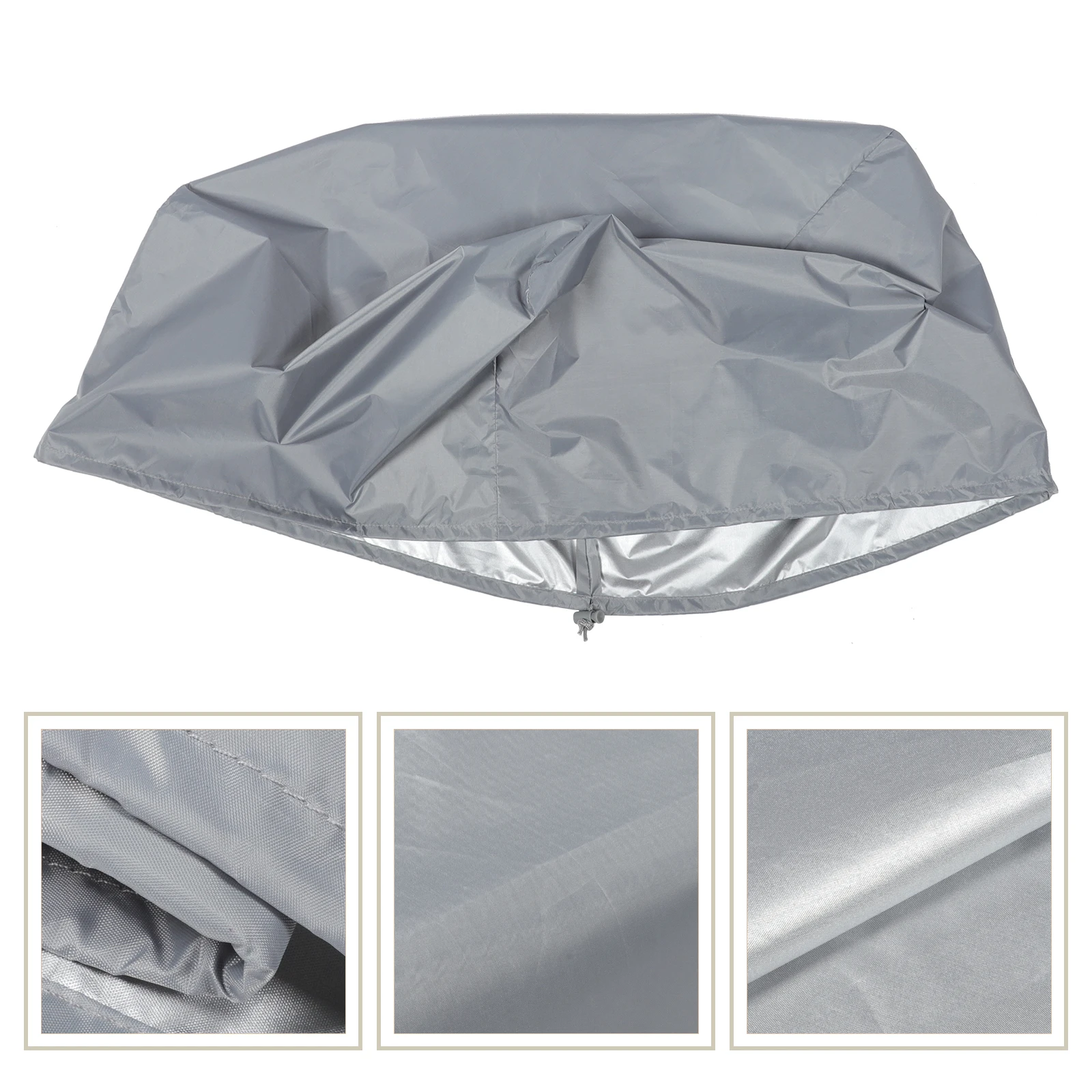 

Waterproof Seat Cover for Boat Folding Chairs 210D Silver Coated Oxford Cloth Fishing Kayak Outdoor Accessories Gray Color