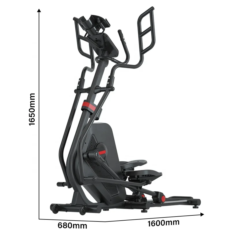 Machine elliptique d'entraînement à la fréquence cardiaque, équipement de fitness, entraînement avant, Snode F100S, usage domestique