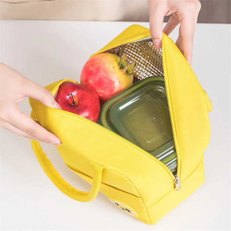 Aluminum Foil Insulation Lunch Bag Fridge Cooler Tote Portable Work Food Picnic Fresh Thermal Box Bento Bags for Women Kids