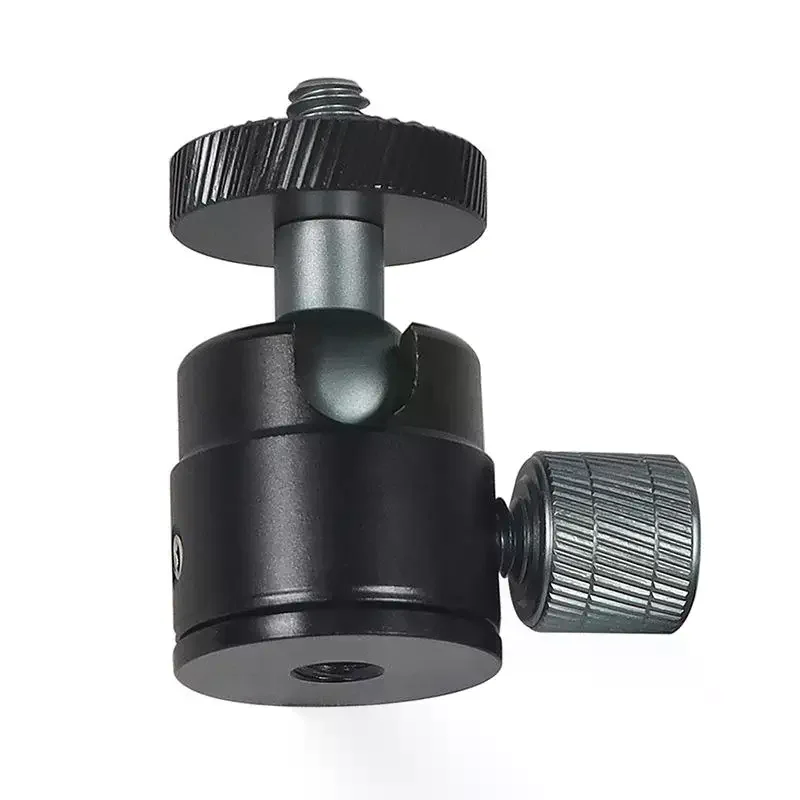 رأس كروي صغير مع 1/4 بوصة برغي جبل 360 دوار لكاميرا الفيديو DV LED دعامة إضاءة حامل كاميرا الحركة ثلاثي القوائم