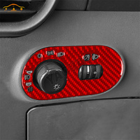 Car Sticker For Seat Ibiza 6l 2003 2004 2005 2006 2007 2008 Car Headlight Switch Frame Panel Decorative  Accessories