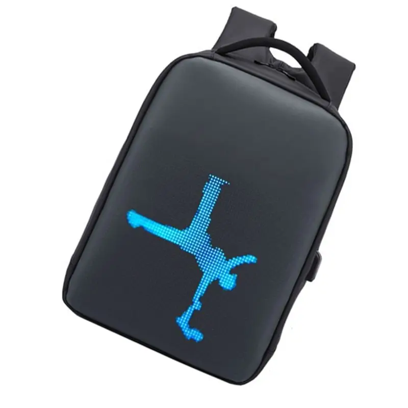 TEXU LED Screen Backpack Mochila Bag Display Advertise With WIFI For Travel Express With Name LOGO Outdoors
