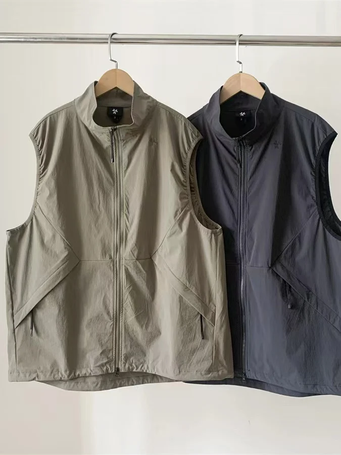 

Jianmeisa 0 Series Unisex Casual Loose Outdoor Windproof Waterproof Functional Style Vest Leisure Sports Fleece Lined Jacket