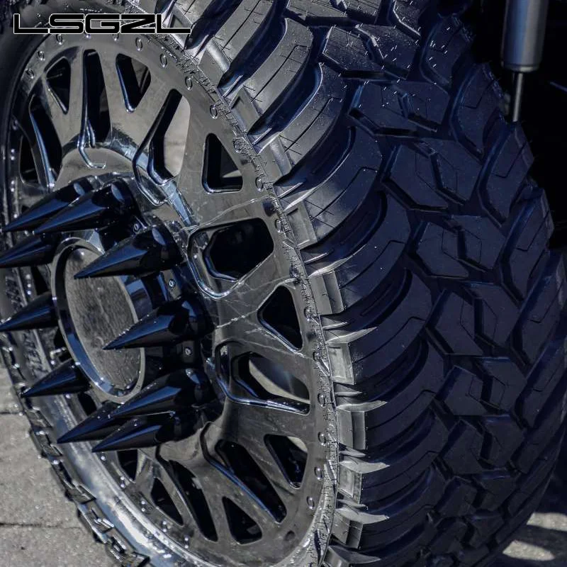 Dually LSGZL Directional Forged  8x170 8x210 8x165.1 22 24 26 28 30 Inch Aluminium Alloy Wheel for Ford Chevrolet Silverado Car