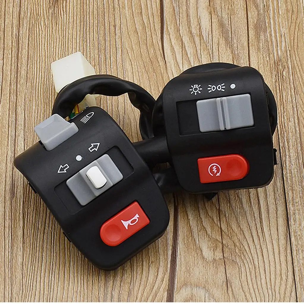 Motorcycle Handlebar Headlight Turn Signal Horn Switch Flashing Controller Switch for Yamaha On-Off Control Handlebar