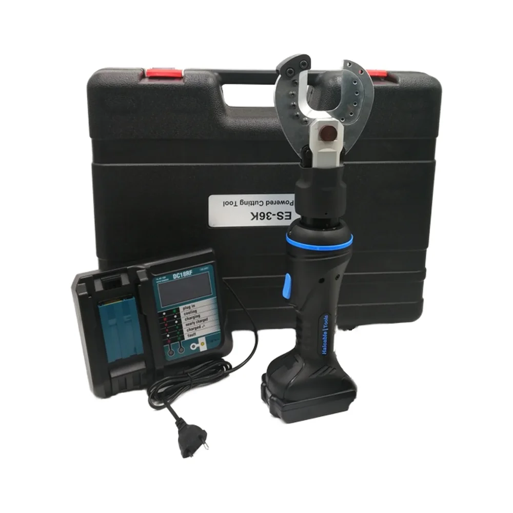 เครื่องตัดสายไฮดรอลิกพลังงานแบตเตอรี่ ES-36K ES-50K เครื่องตัดสายไฟอัตโนมัติ