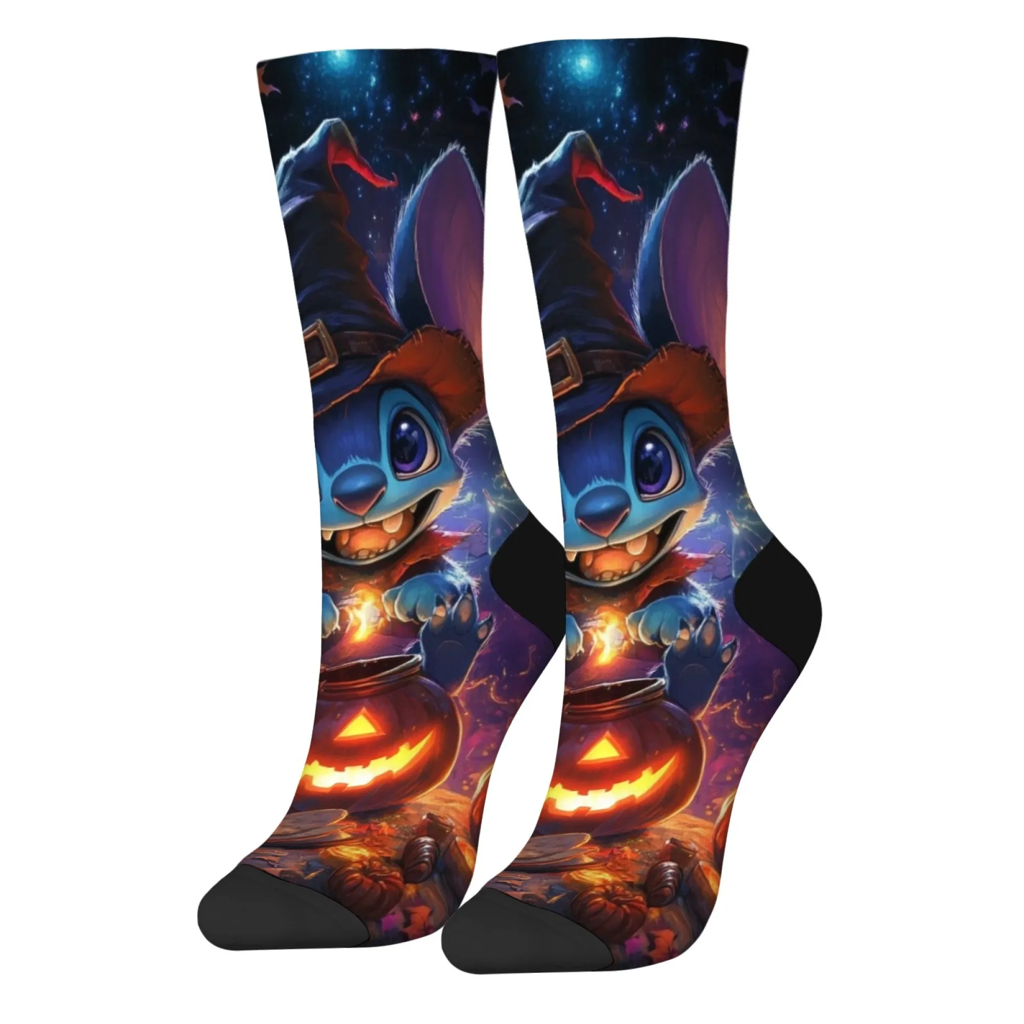 

Носки в стиле тыквы на Хэллоуин, новинка, уличные компрессионные носки в стиле Харадзюку, забавные трендовые носки в стиле хип-хоп, унисекс, вечерние, праздничный подарок