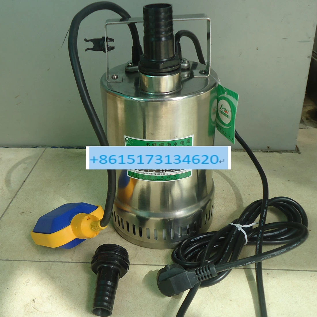 120W-750W Stainless Steel Submersible Electric Pump QDX Household Automatic Submersible Pump