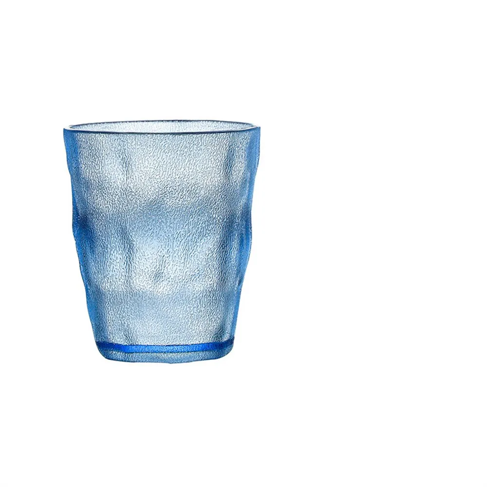 1/3/5PCS Portable Glasses 2023 Glacier Cup Frosted Beer Cup Color Transparent Household Water Cup Restaurant Acrylic Cup