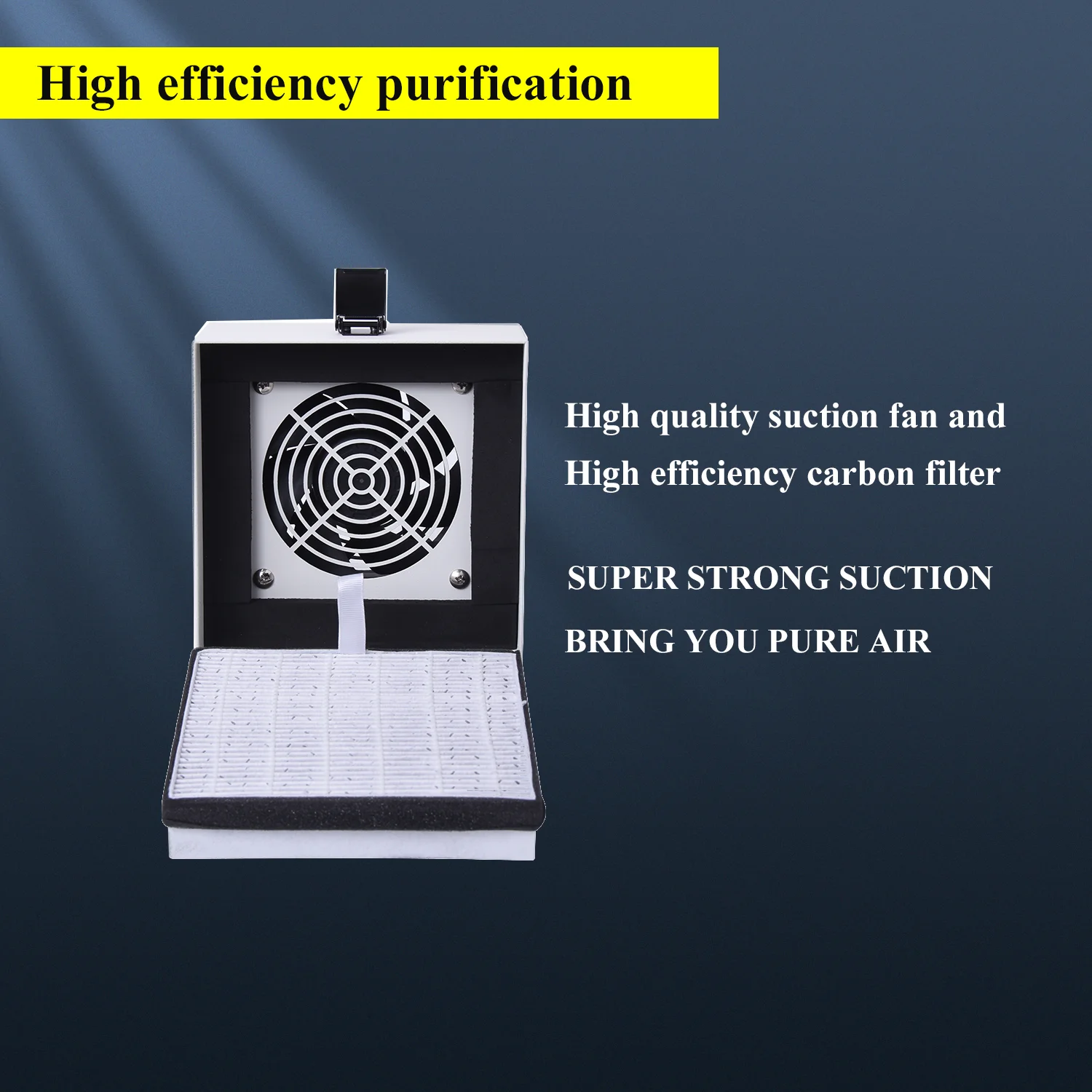 110V/220V Mini Fume Extractor Efficient Purification Smoking Fume Remover Instrument Solder Iron Smoke Absorber