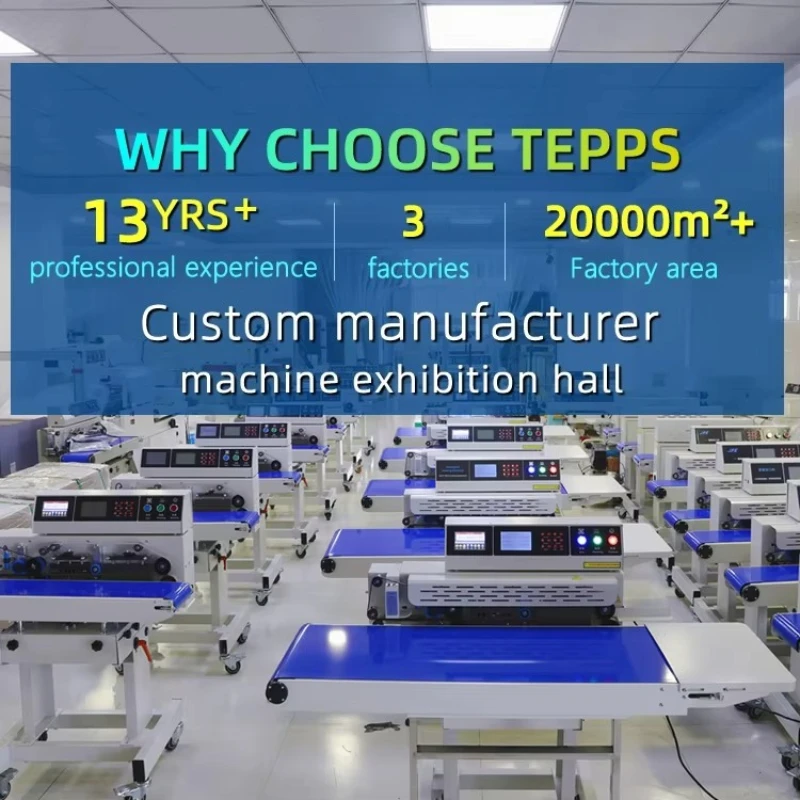 Food foil bag intelligent continuous belt vacuum sealing machine nitrogen sealing machine