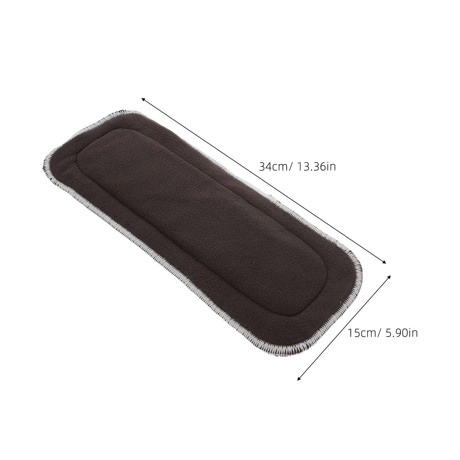 4 pièces-inserts de couches sèches 5 couches absorbantes réutilisables tampons en microfibre lavables pour bébés couches en tissu utilisation de voyage de nuit