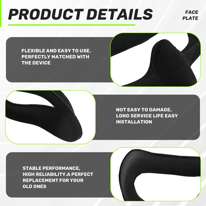 Face Plate Replacement Kit For DJI Avata 2 Goggles 3 Face Mask Cover Drone Flight Glasses Sponge Eye Pads A