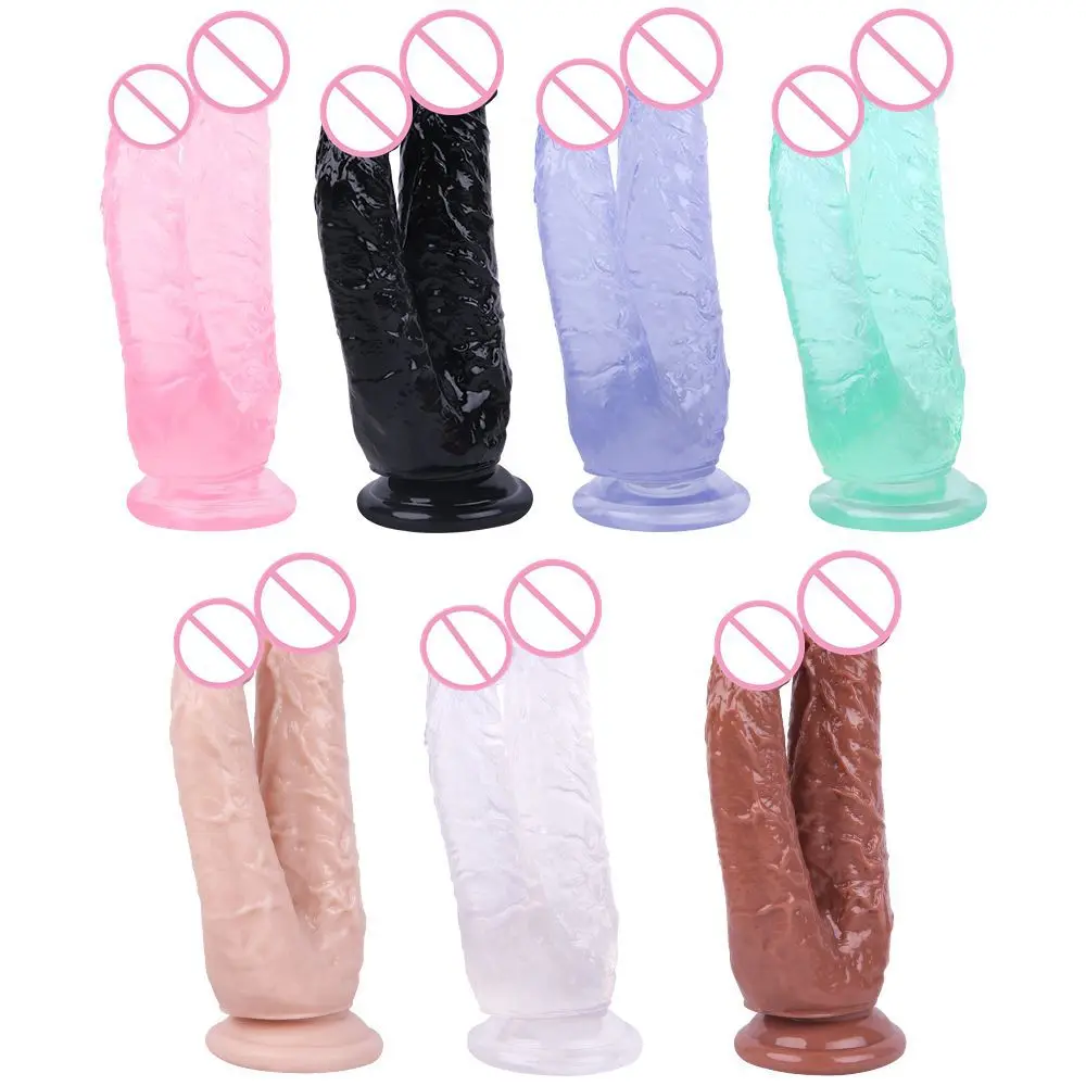 

Adult products Simulated Penis Size Double Headed Penis With Suction Cups Female Pulling Masturbator dildo Anal Plug Sex toys