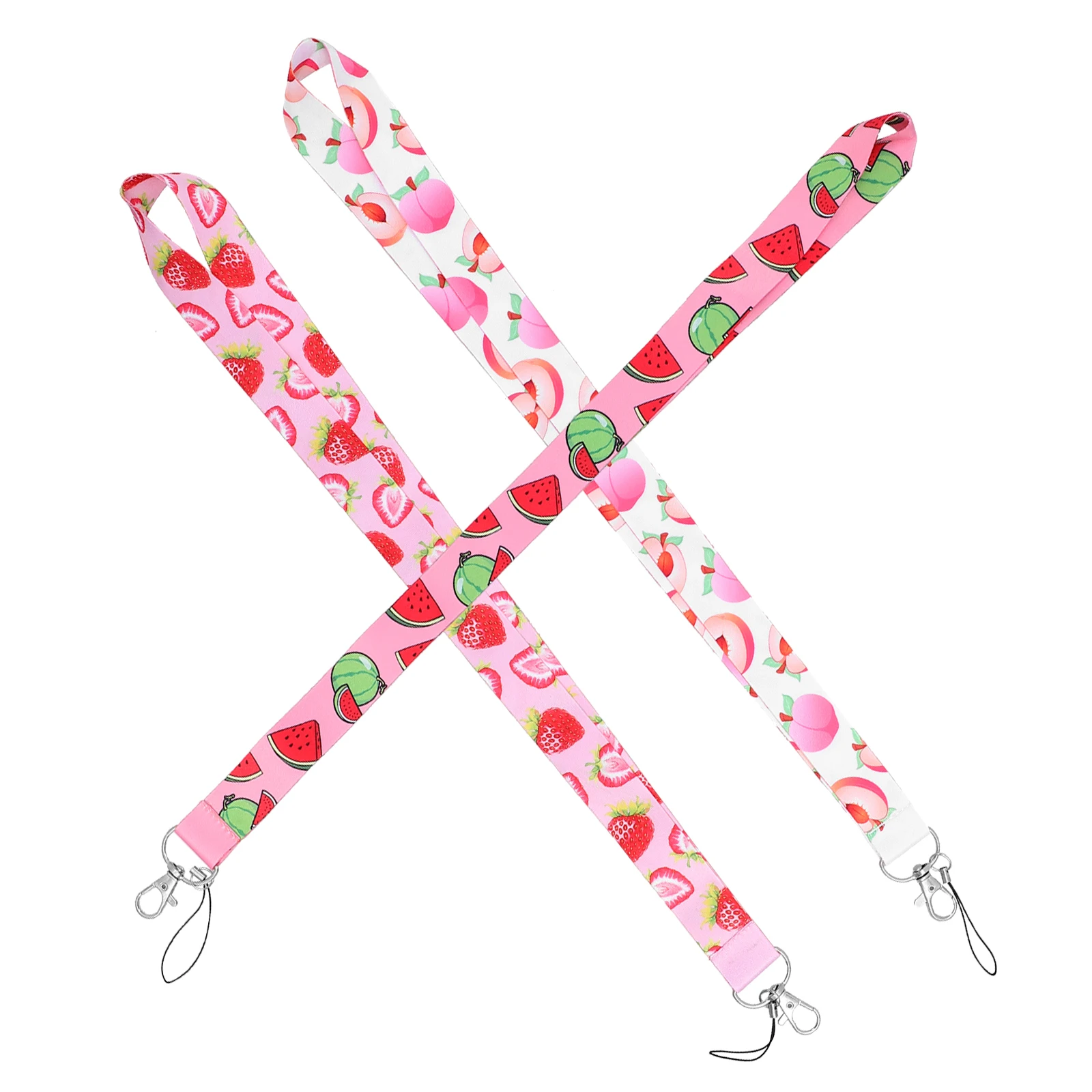 

3pcs Lanyards For Id Badges Neck Card Holder Lightweight Polyester Long Lanyard With Clips For Office Factory Workers